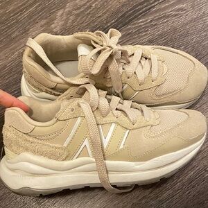 New Balance 5740 sneakers in tan